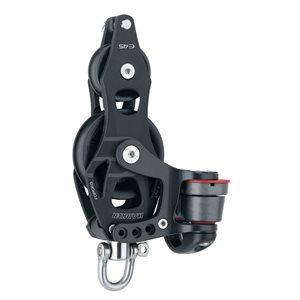 Harken Element 45mm Fiddle Block with Swivel, cam and becket