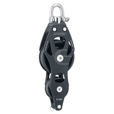 Harken Element 60mm Fiddle Block with Swivel and becket