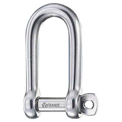 Long 6mm captive pin shackle from Wichard