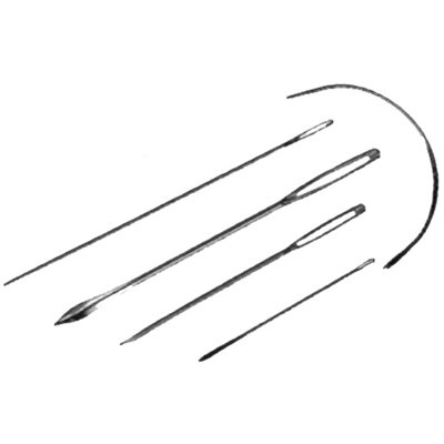 Kit of 5 sailmakers needles