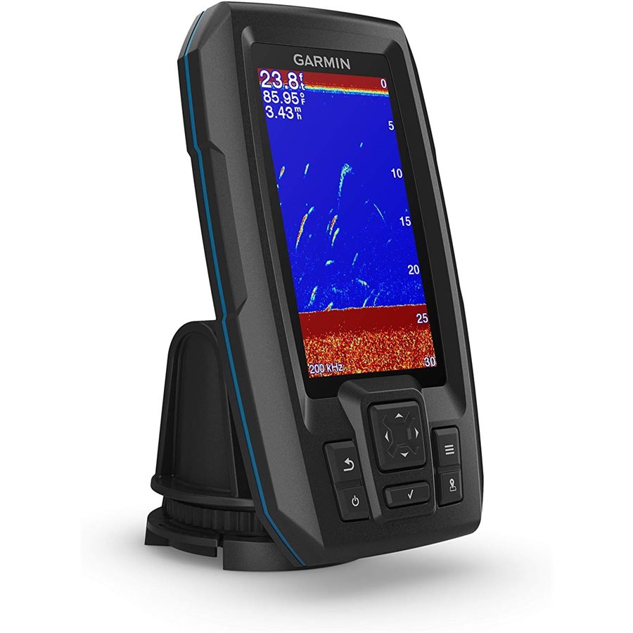 Garmin 4” GPS Fishfinder Sonar with dual-beam transducer
