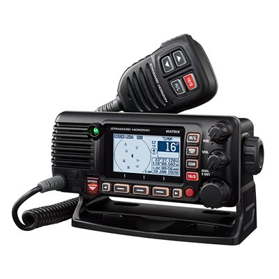VHF Fixed GX2400 MATRIX AIS / GPS NMEA2000 (black)