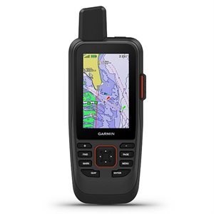 GPSMAP portatif Garmin 86sci avec cartes g3 côtier et système de communication textuelle par satellite