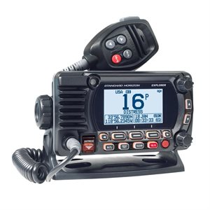 Radio VHF fixe Explorer GX1850 de Standard Horizon (noir)
