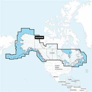 Carte Navionics+ Canada-Alaska (hors Garmin)