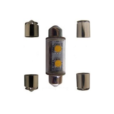 Ampoule Dr LED Festoon à DEL 39 / 44 mm pour Serie 25 (blanche)