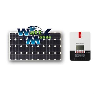 EcoSolPlanète 200W +MPPT 20A Rigid Solar Panels Kit