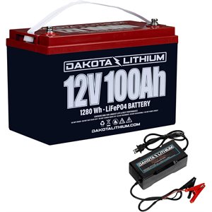 Batterie Dakota Lithium Lifepo4 à décharge profonde 12 V 100 AH