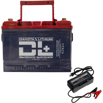 Batterie Dakota Lithium LiFePO4 Hybride Démarrage + décharge profonde 12 V 135Ah