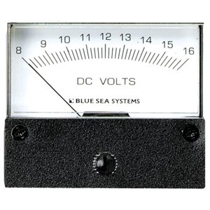 Voltmètre DC de 8 à 16V de Blue sea