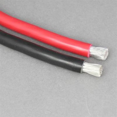 Battery Cable #6 (black) / foot