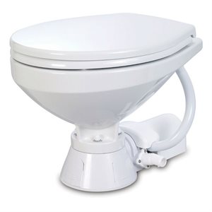Toilette électrique à siège régulier et couvercle à fermeture en douceur