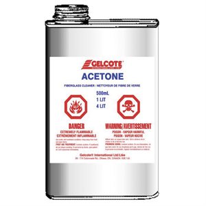 Acetone 500ml by Gelcote international
