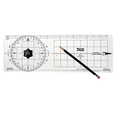 Weems & Plath Protractor and Navigation Rule