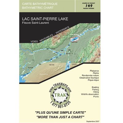 Lake St-Pierre TrakMaps Chart
