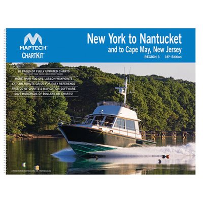 Livre de cartes Maptech's (New York / Nantucket)