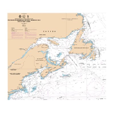 CHS Chart Chaleur Bay to Iles-de-la-Madelaine