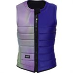 Mystic Womens Zodiac Front Zip Reversible Wake Impact Vest (black / purple) (M)