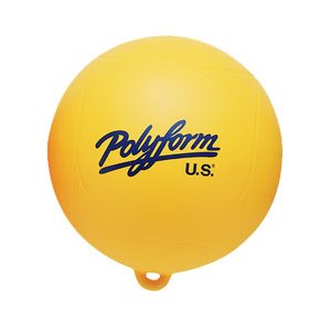 Polyform Yellow marker buoy 9 in.