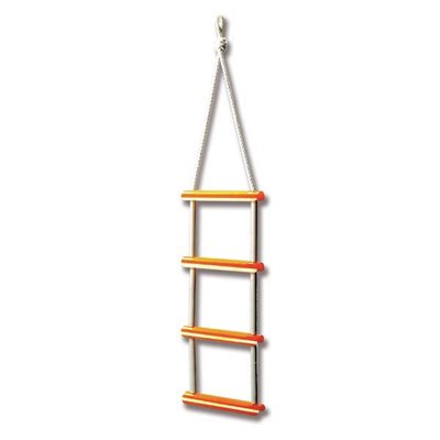 4-Step Folding ladder with plastic steps