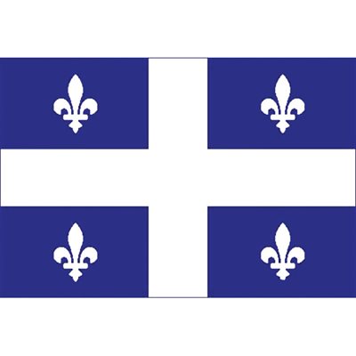 Québec 12 x 24 Flag