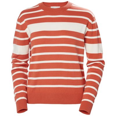 Helly Hansen Skagen Sweater 2.0 for women (terracotta stripes) (S)