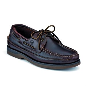 Sperry Men's Mako Two-Eye Leather Boat Shoes (Amaretto)
