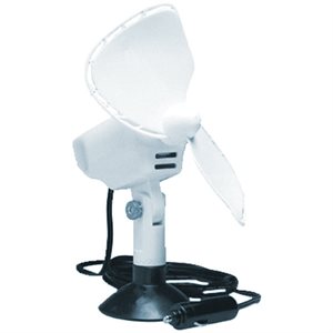 Ventilateur ajustable 12V blanc de Caframo