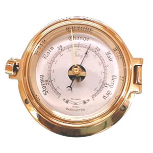 Victory Products Brass porthole barometer 3.5''