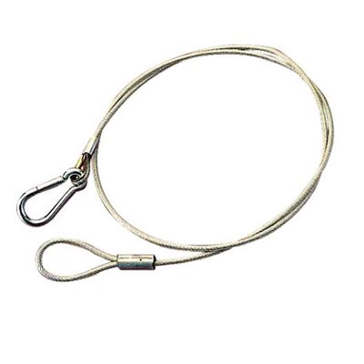 Outboard motor safety cable