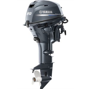 F20SWPB 15" Shaft Outboard Motor With Remote Control, And Electic And Manual Start, And Power Tilt
