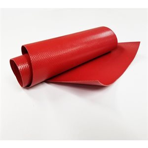 Tissu PVC-Strongan rouge