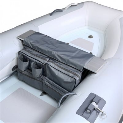 Plasimo Multi-pocket Grey PVC saddlebag for tenders